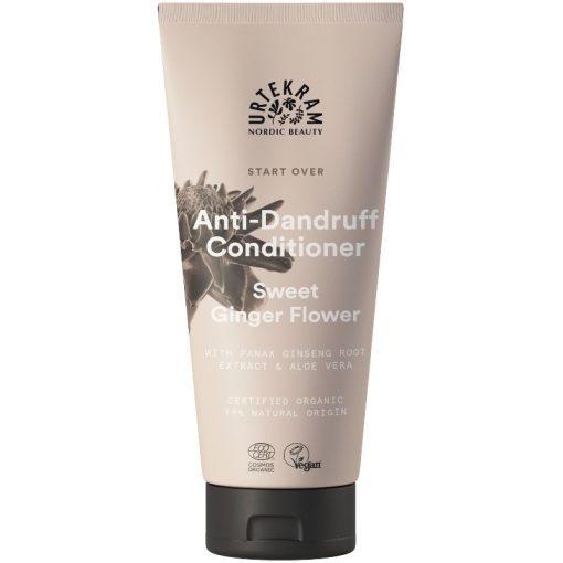 shop Urtekram Start Over Anti-Dandruff Conditioner Sweet Ginger Flower 180 ml af Urtekram - online shopping tilbud rabat hos shoppetur.dk