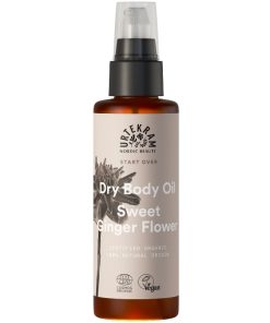 shop Urtekram Start Over Dry Body Oil Sweet Ginger Flower 100 ml af Urtekram - online shopping tilbud rabat hos shoppetur.dk