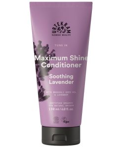 shop Urtekram Tune In Maximum Shine Conditioner Soothing Lavender 180 ml af Urtekram - online shopping tilbud rabat hos shoppetur.dk