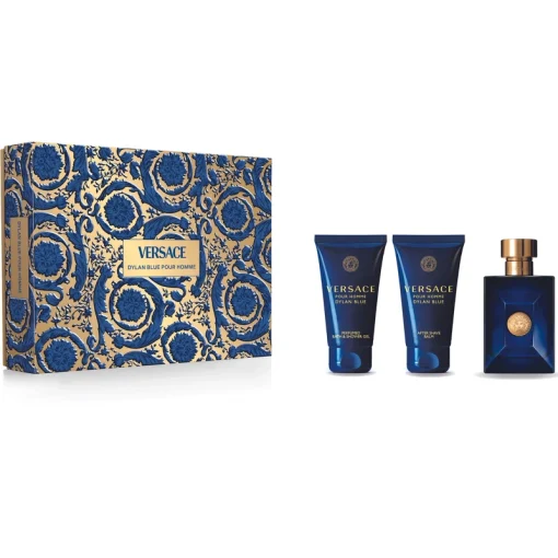 shop Versace Dylan Blue Pour Homme EDT 50 ml Gift Set (Limited Edition) af Versace - online shopping tilbud rabat hos shoppetur.dk