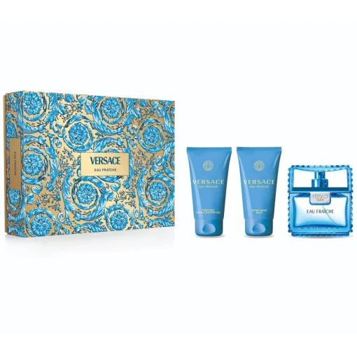 shop Versace Eau Fraiche Pour Homme EDT 50 ml Gift Set (Limited Edition) af Versace - online shopping tilbud rabat hos shoppetur.dk