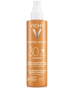 shop Vichy Capital Soleil Cell Protect Invisible Water Fluid Spray SPF 30 - 200 ml af Vichy - online shopping tilbud rabat hos shoppetur.dk