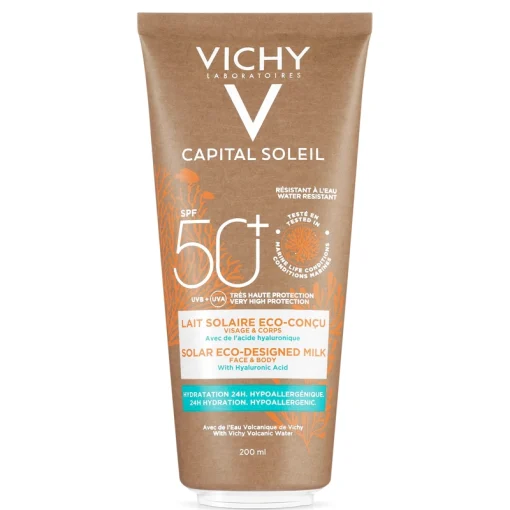 shop Vichy Capital Soleil Eco-Designed Milk SPF 50+ - 200 ml af Vichy - online shopping tilbud rabat hos shoppetur.dk