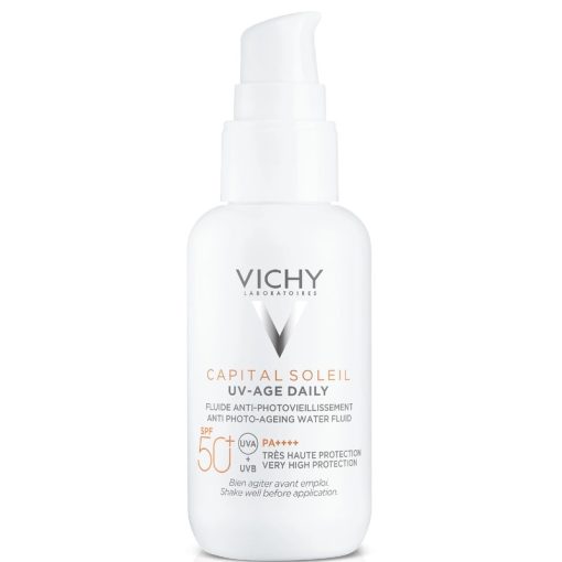 shop Vichy Capital Soleil UV-Age Daily SPF 50+ - 40 ml af Vichy - online shopping tilbud rabat hos shoppetur.dk