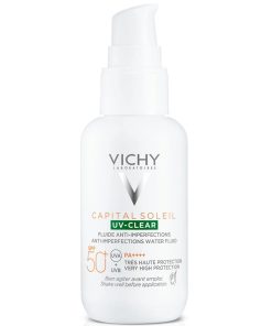 shop Vichy Capital Soleil UV-Clear SPF 50+ - 40 ml af Vichy - online shopping tilbud rabat hos shoppetur.dk