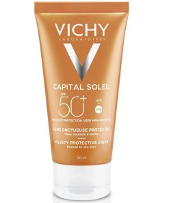 shop Vichy Capital Soleil Velvety Cream SPF 50+ 50 ml af Vichy - online shopping tilbud rabat hos shoppetur.dk