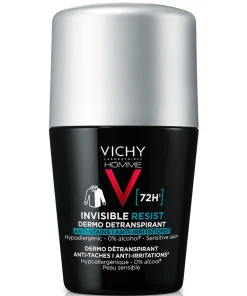 shop Vichy Homme Invisible Resist 72H Dermo Detranspirant Roll-On Deodorant 50 ml af Vichy - online shopping tilbud rabat hos shoppetur.dk