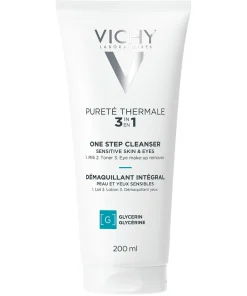 shop Vichy Purete Thermale 3-In-1 Step Cleanser Sensitive Skin 200 ml af Vichy - online shopping tilbud rabat hos shoppetur.dk