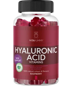 shop VitaYummy Hyaluronic Acid Raspberry 60 Pieces af VitaYummy - online shopping tilbud rabat hos shoppetur.dk