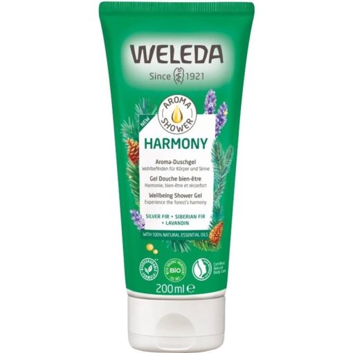 shop Weleda Aroma Shower Gel 200 ml - Harmony af Weleda - online shopping tilbud rabat hos shoppetur.dk