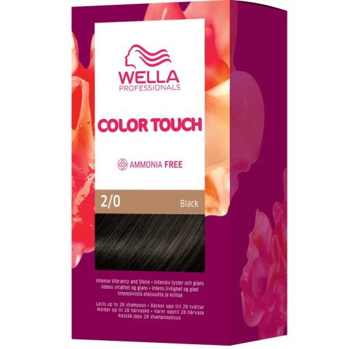 shop Wella Professionals Color Touch Pure Naturals - 2/0 Black af Wella Professionals - online shopping tilbud rabat hos shoppetur.dk