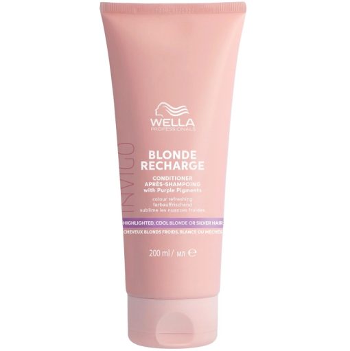 shop Wella Professionals Invigo Blonde Recharge Color Refreshing Conditioner 200 ml - Cool af Wella Professionals - online shopping tilbud rabat hos shoppetur.dk