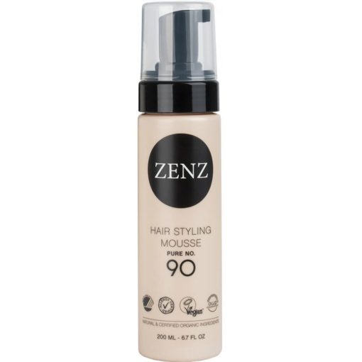 shop Zenz Pure No. 90 Hair Styling Mousse 200 ml af Zenz - online shopping tilbud rabat hos shoppetur.dk