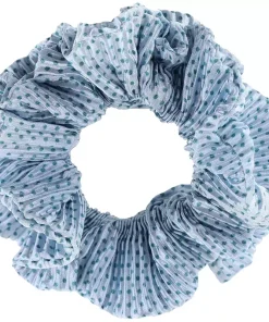 shop By Stær KAISA Scrunchie - Blue Dots af By Str - online shopping tilbud rabat hos shoppetur.dk