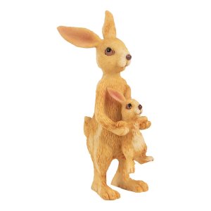 Dekorationsfigur Kanin 4 × 4 × 8 cm – Brun